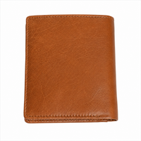 Oxhide Compact wallet in Vintage Leather in Brown colour -OXHIDE J0061 BROWN