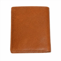 Oxhide Compact wallet in Vintage Leather in Brown colour -OXHIDE J0061 BROWN