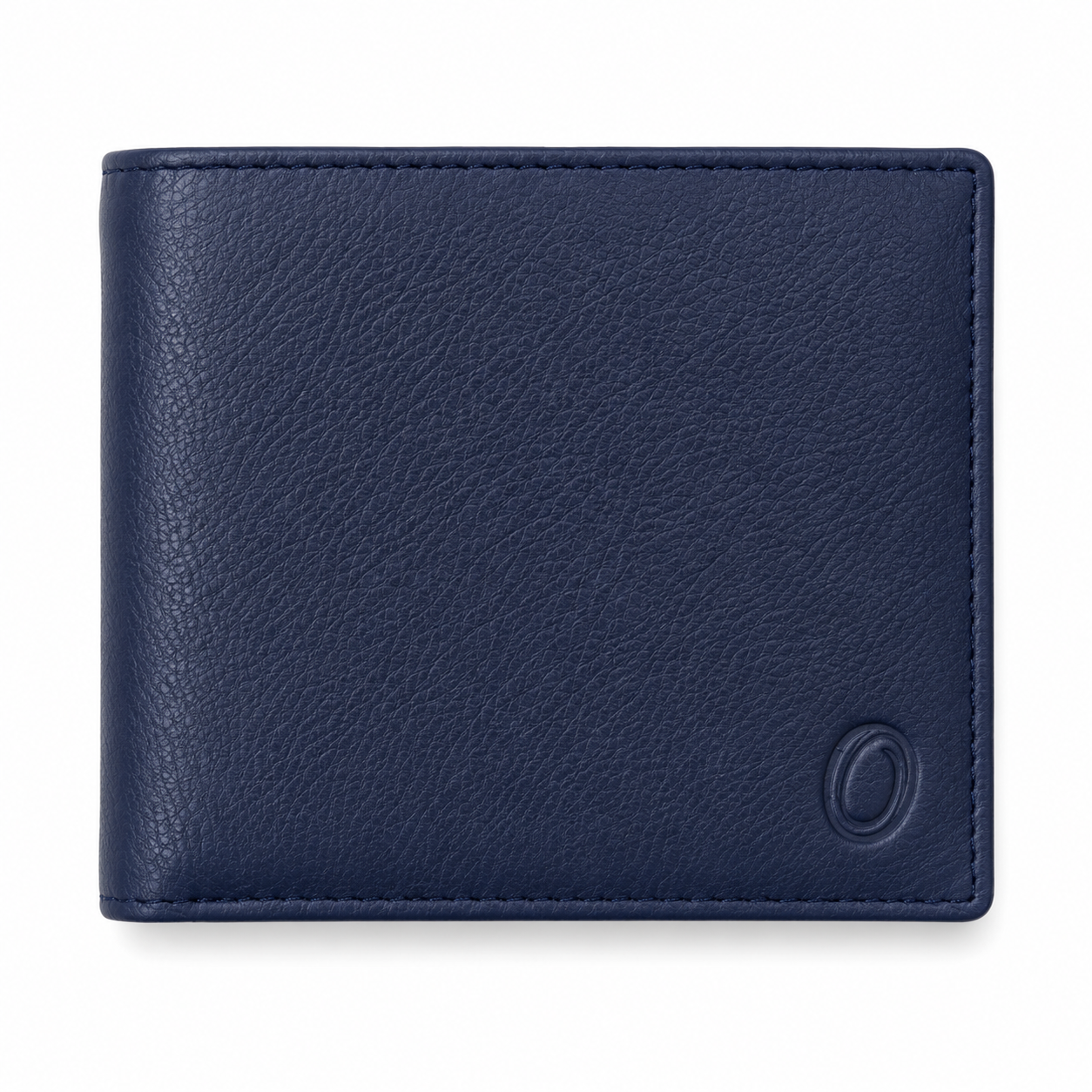 Wallet for Men with coin pouch-Minimalist Wallet -Full Grain Leather Wallet-Slim Wallet Blue- SD13 Oxhide