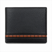 Leather Wallet For Men-Bifold Wallet -Full Grain Leather Wallet -Black Wallet -SD18 Oxhide