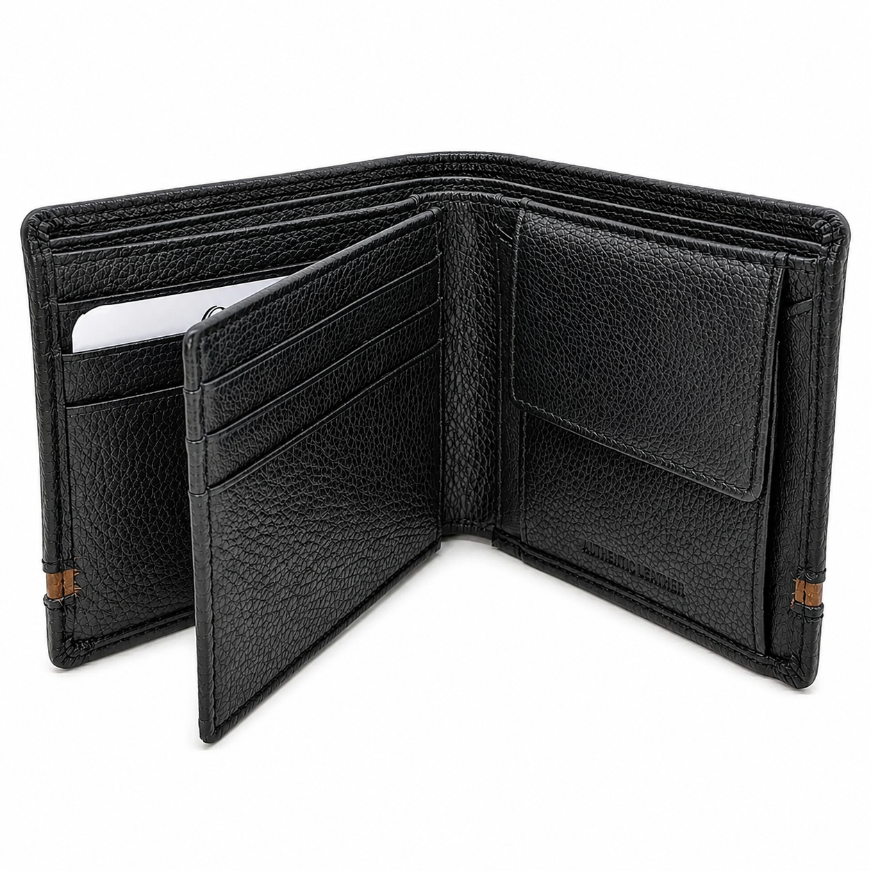 Leather Wallet For Men-Bifold Wallet -Full Grain Leather Wallet -Black Wallet -SD18 Oxhide