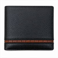 Leather Wallet For Men-Bifold Wallet -Full Grain Leather Wallet -Black Wallet -SD18 Oxhide
