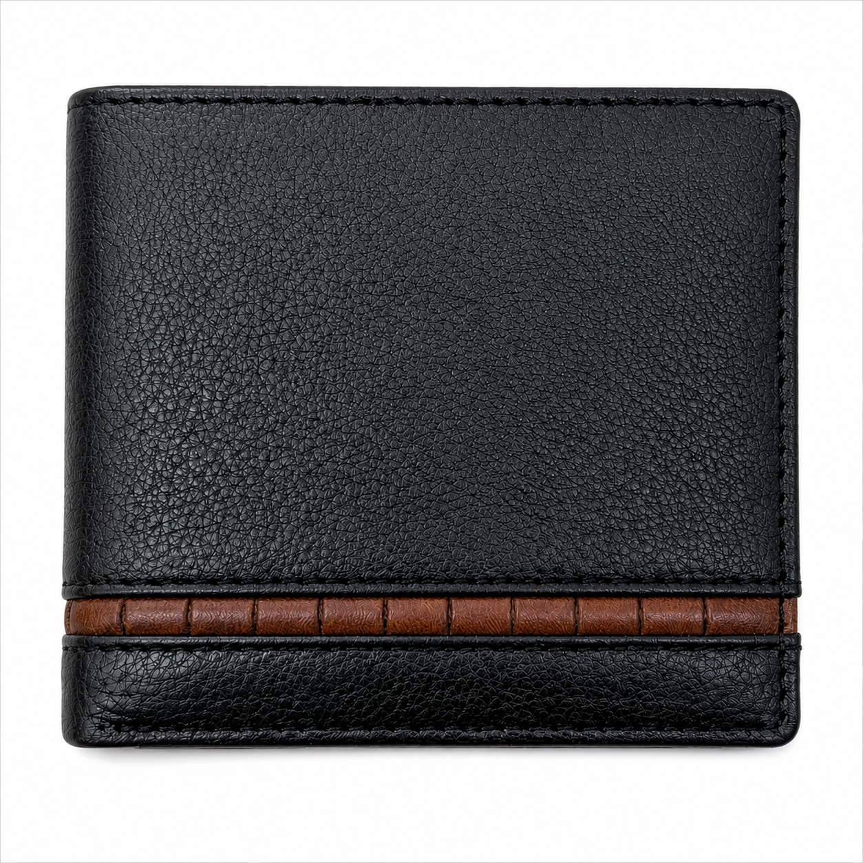 Leather Wallet For Men-Bifold Wallet -Full Grain Leather Wallet -Black Wallet -SD18 Oxhide