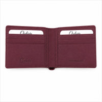 Wallet for Men-Minimalist Wallet -Full Grain Leather Wallet-Slim Wallet Red -SD12 Oxhide