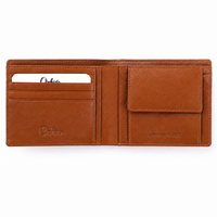 Wallet for Men with coin pouch-Minimalist Wallet -Full Grain Leather Wallet-Slim Wallet BROWN Wallet - SD13 Oxhide