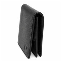 Leather Card Holder Wallet - Leather Mini Wallet - Leather Card Wallet - cardholder - Leather Card Pouch - Oxhide 4425 - BLACK