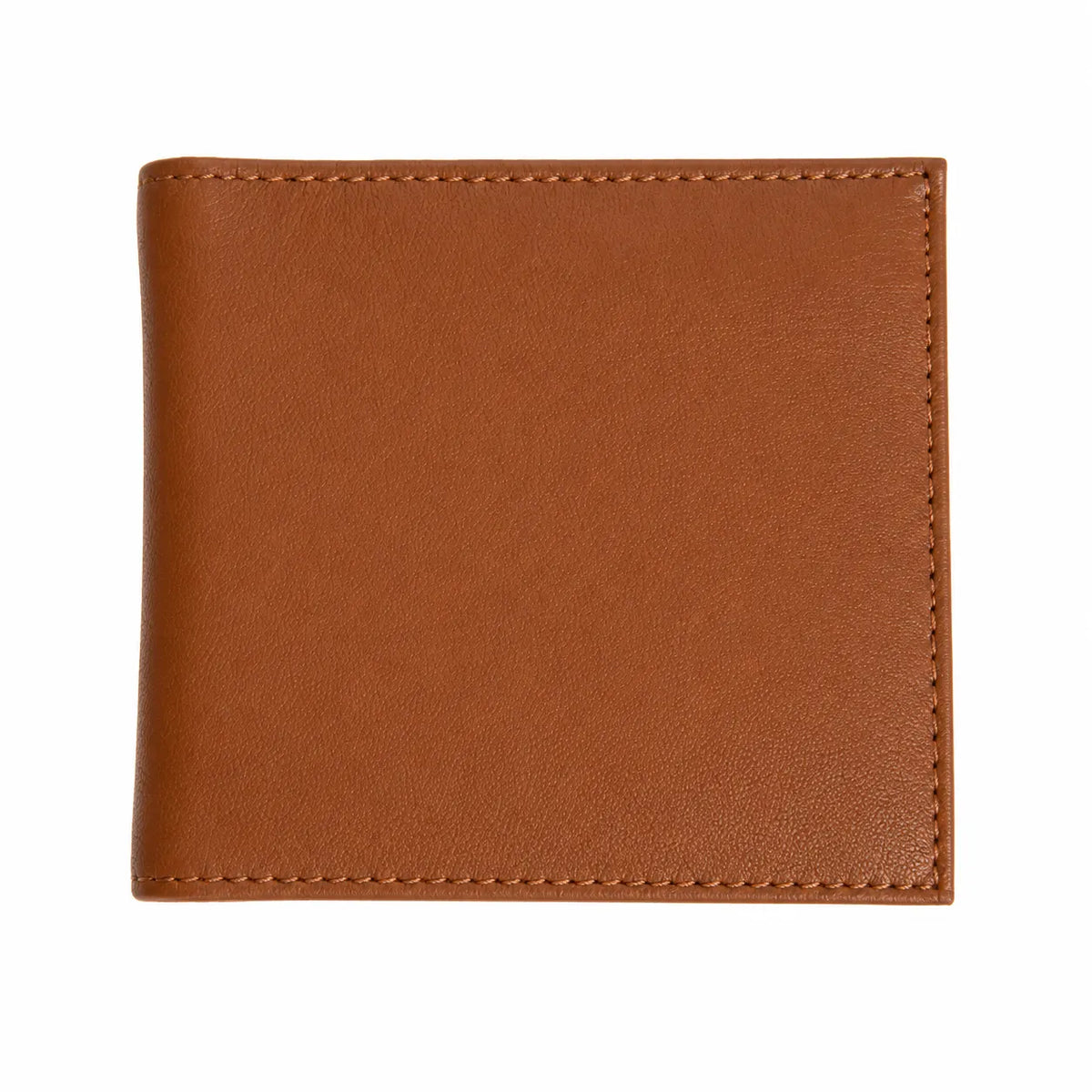 Wallet Men Brown - Bifold Lucky  Wallet- Full Grain Leather Wallet with NO HOLE- Dark Brown Wallet - Oxhide 3851