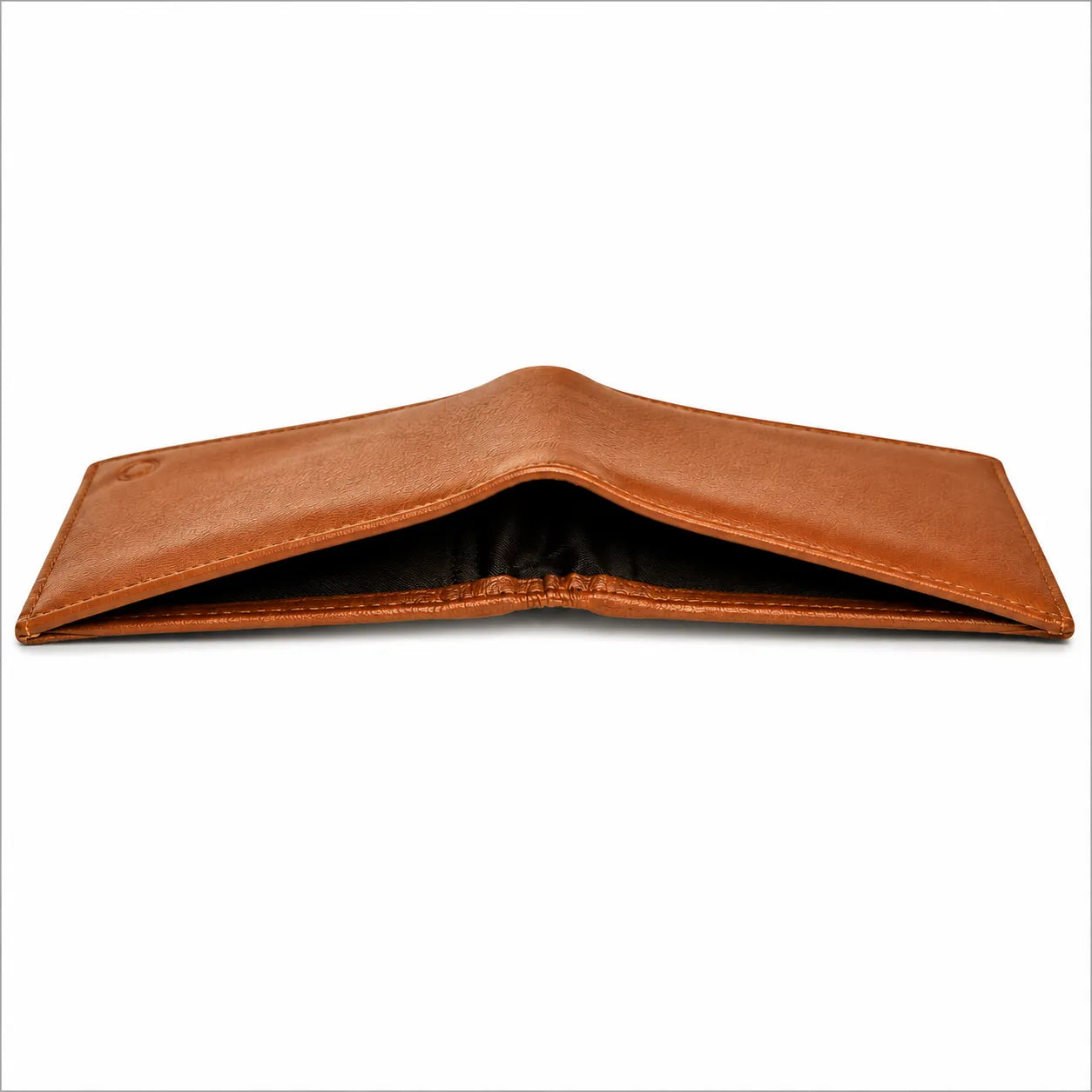 Wallet Men Brown with coin pouch - Bifold Lucky Wallet- Full Grain Leather Wallet with NO HOLE- Brown Wallet - 3704CP Oxhide