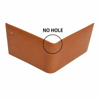 Wallet Men Brown with coin pouch - Bifold Lucky Wallet- Full Grain Leather Wallet with NO HOLE- Brown Wallet - 3704CP Oxhide