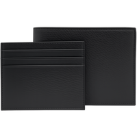 Leather Wallet for Men - First Layer Leather Wallet - Bifold Wallet- Black Wallet - J0004 Oxhide