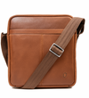 Leather Messenger Bag - Full Grain Leather Sling Bag -Leather Sling Bag for Men Brown  - Oxhide J0049