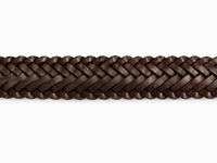 Braided casual Leather Belt - Full Grain Leather Belt - Leather Belt Men For Jean -BRD 35 mm Oxhide