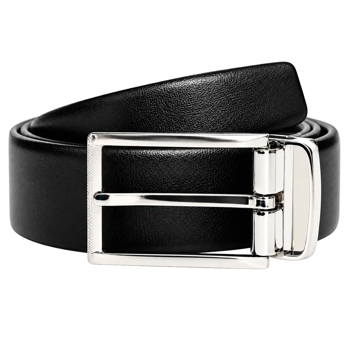 Reversible Leather Belt - 2 in 1 - Black and Brown Leather Oxhide R21