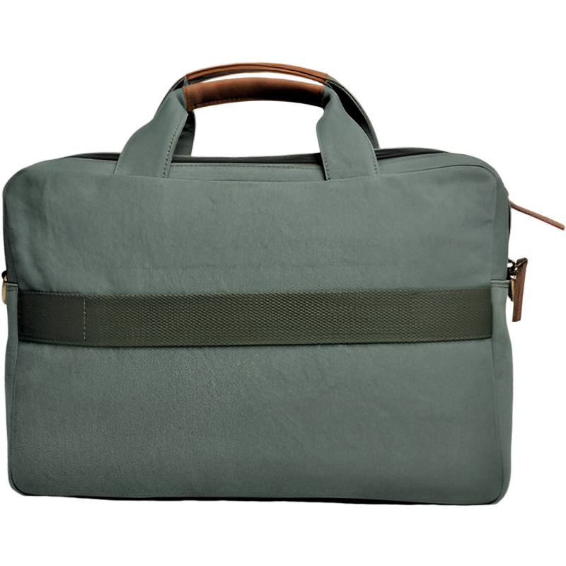 Canvas leather Office Bag for Men - Canvas Laptop Bag Men - Leather Briefcase for Men - Messenger Bag for Men -J0043