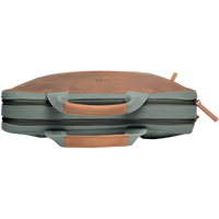 Canvas leather Office Bag for Men - Canvas Laptop Bag Men - Leather Briefcase for Men - Messenger Bag for Men -J0043