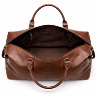 Leather Duffle Bag -Weekend Bag Men -Duffle Bag Gym -Vintage Leather Travel Bag -Flight cabin Bag -VIN LL12