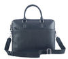Black Mens Leather Laptop office Bag -Travel bag -Sling Bag- Executive Black Bag -Oxhide CR011