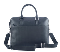 Black Mens Leather Laptop office Bag -Travel bag -Sling Bag- Executive Black Bag -Oxhide CR011