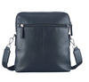 Premium Leather Messenger Bag - Full Grain Leather Sling Bag - Leather Bag for Men CR10 BLACK