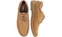 Leather Lace-Up Shoes-TR-6514 Tan
