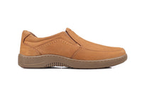 Leather Comfort Slip-On Shoes-TR 6411 Tan