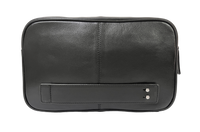 Leather clutch for Men - Leather Bag -Travel Bag-Toilet bag- Wristlet for Men - Ox51 Black