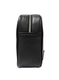 Leather clutch for Men - Leather Bag -Travel Bag-Toilet bag- Wristlet for Men - Ox51 Black