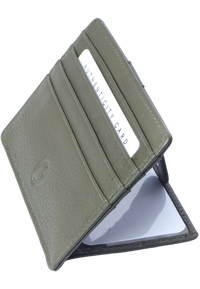 Leather Card Holder -Leather cardholder -Leather Card Case - Leather Card Pouch - Card Sleeve - Oxhide AS4 Green