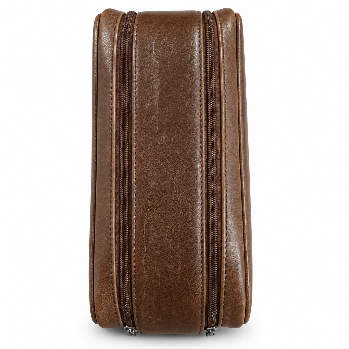 Leather clutch for Men - Leather Bag -Travel Bag-Toilet bag- Wristlet for Men - J0071 BROWN