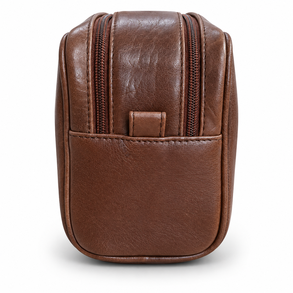 Leather clutch for Men - Leather Bag -Travel Bag-Toilet bag- Wristlet for Men - J0071 BROWN