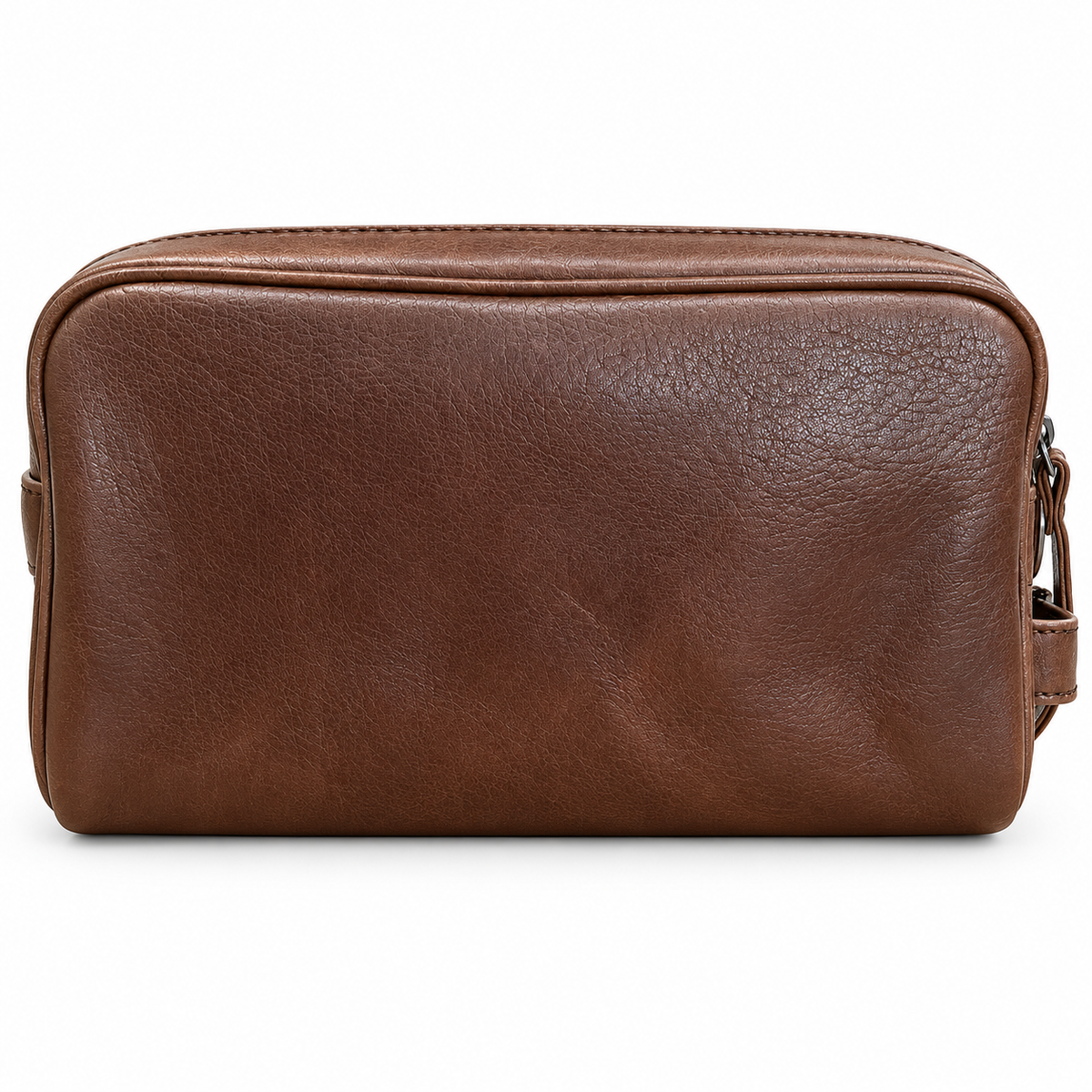 Leather clutch for Men - Leather Bag -Travel Bag-Toilet bag- Wristlet for Men - J0071 BROWN