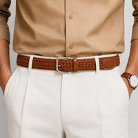 Elastic/Woven Stretchable - Brown - Oxhide BCN