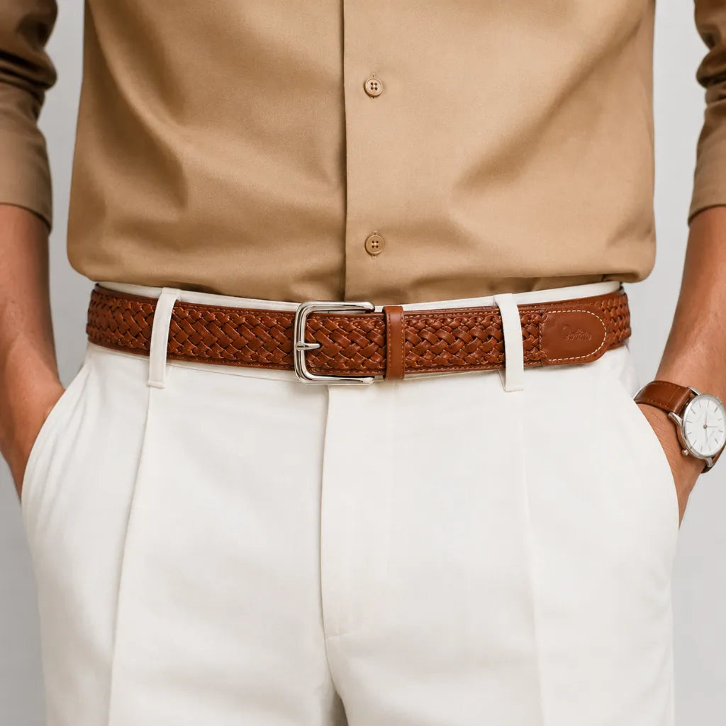 Elastic/Woven Stretchable - Brown - Oxhide BCN