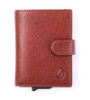 Pull-up Wallet for Men-Full Grain Leather Wallet Brown- SD05 Oxhide