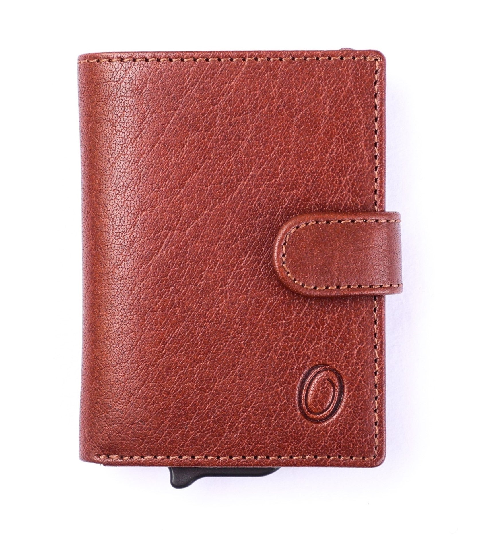 Pull-up Wallet for Men-Full Grain Leather Wallet Brown- SD05 Oxhide
