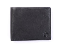 Wallet for Men with coin pouch-Minimalist Wallet -Full Grain Leather Wallet-Slim Wallet Black- SD13 Oxhide