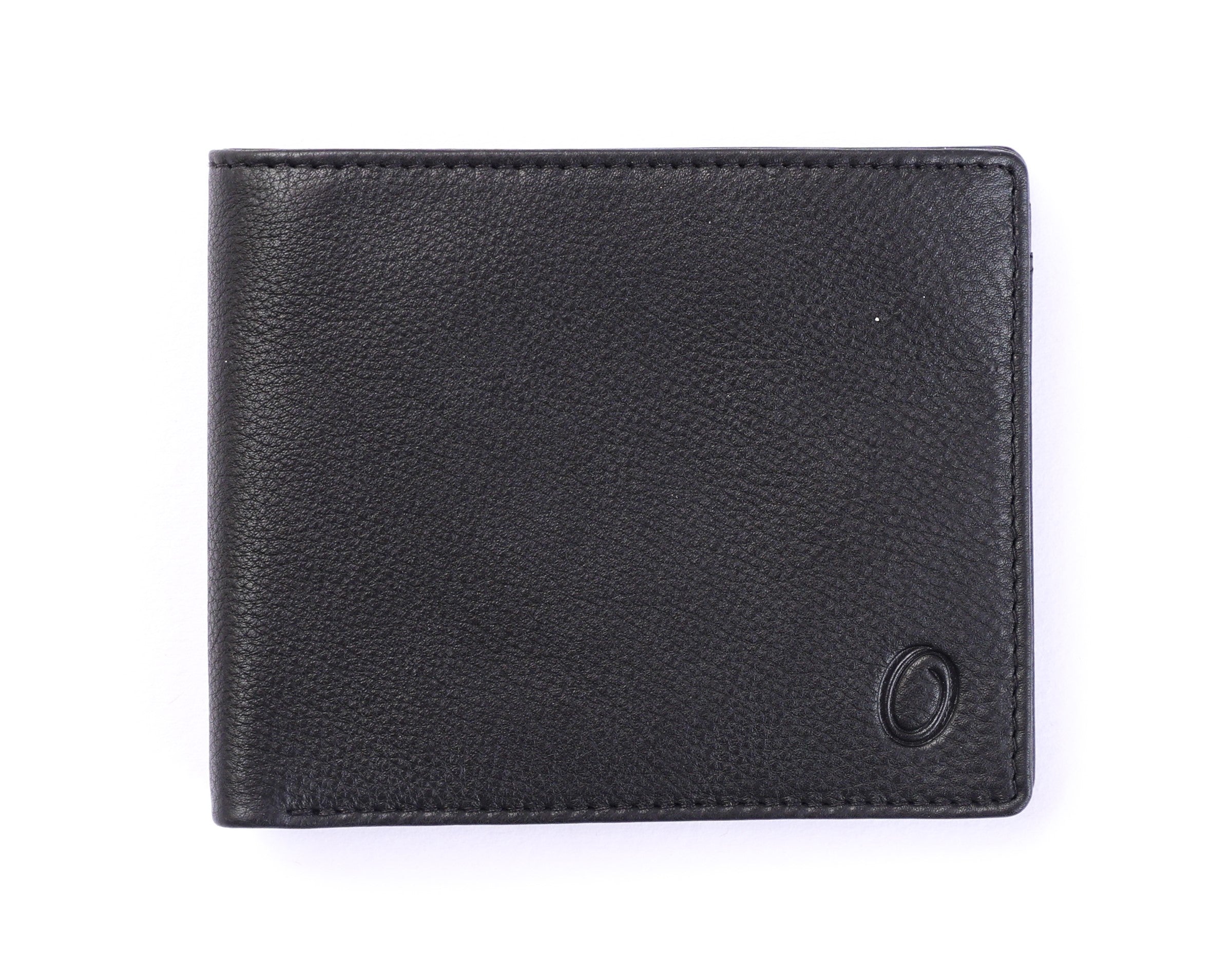 Wallet for Men with coin pouch-Minimalist Wallet -Full Grain Leather Wallet-Slim Wallet Black- SD13 Oxhide