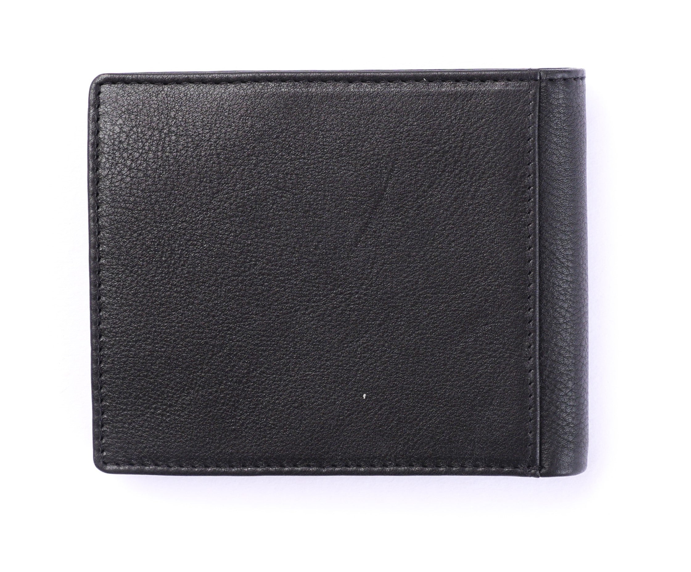 Wallet for Men with coin pouch-Minimalist Wallet -Full Grain Leather Wallet-Slim Wallet Black- SD13 Oxhide