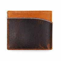 Full Grain Leather Wallet-Slim Wallet Brown- SD22 Oxhide
