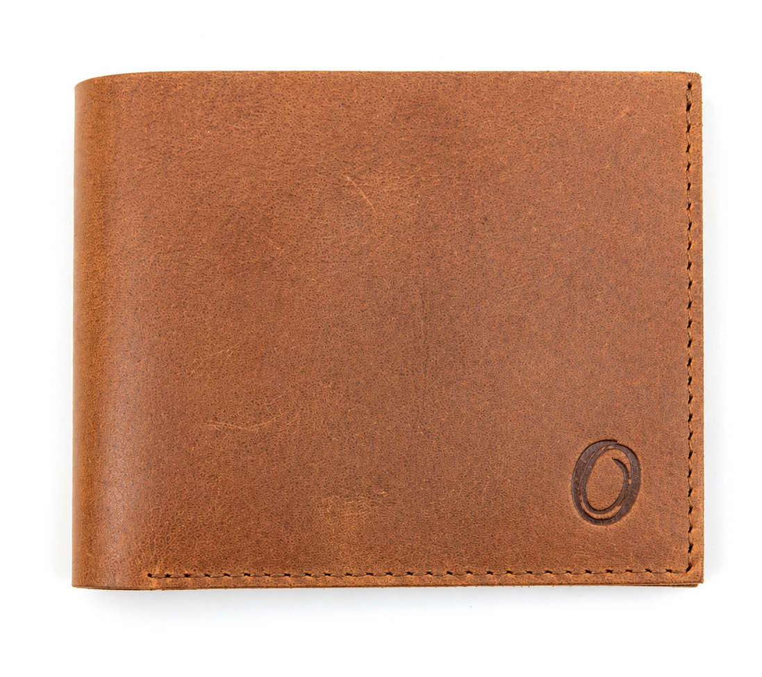 Full Grain Leather Wallet-Slim Wallet Brown- SD23 Oxhide