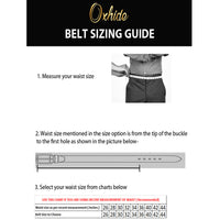 Genuine Leather Belt - Formal Belt Men - Reversible Leather Belt - Black and Brown Leather Belt - Oxhide Fabric R9