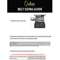 Men Leather Belt Without Buckle 30mm or 3 cm- Leather Belt Replacement - Leather Belt Strap with holes for clip buckles - Reversible Leather Strap