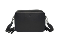 Premium Leather Messenger Bag - Full Grain Leather Sling Bag - Leather Bag for Men -J0081 BLK