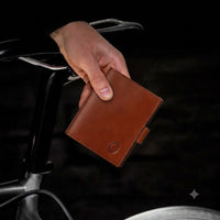 Oxhide Compact wallet in Vintage Leather in Brown colour with coin pouch-OXHIDE J0086 BROWN