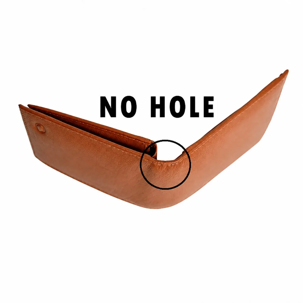 Wallet Men Brown with coin pouch - Bifold Lucky Wallet- Full Grain Leather Wallet with NO HOLE- Brown Wallet - Oxhide 3851CP Brown