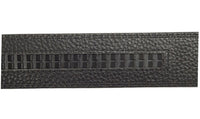 Luxury Belt for Men - Ratchet Leather Belt - Branded Leather Belt for Men - Belts with exclusive buckles - Belts for Evening Wear -Auto Lock Black Belt - ABB2I Oxhide Black
