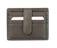 Leather Card Holder -Leather cardholder -Leather Card Case - Leather Card Pouch - Card Sleeve - Oxhide AS4 Green