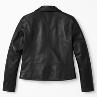Real Leather Jacket Black- Lamb skin Jacket- Jacket for Men- Oxhide BIKER