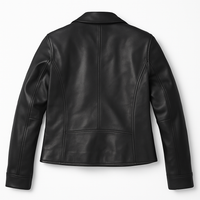 Real Leather Jacket Black- Lamb skin Jacket- Jacket for Men- Oxhide BIKER