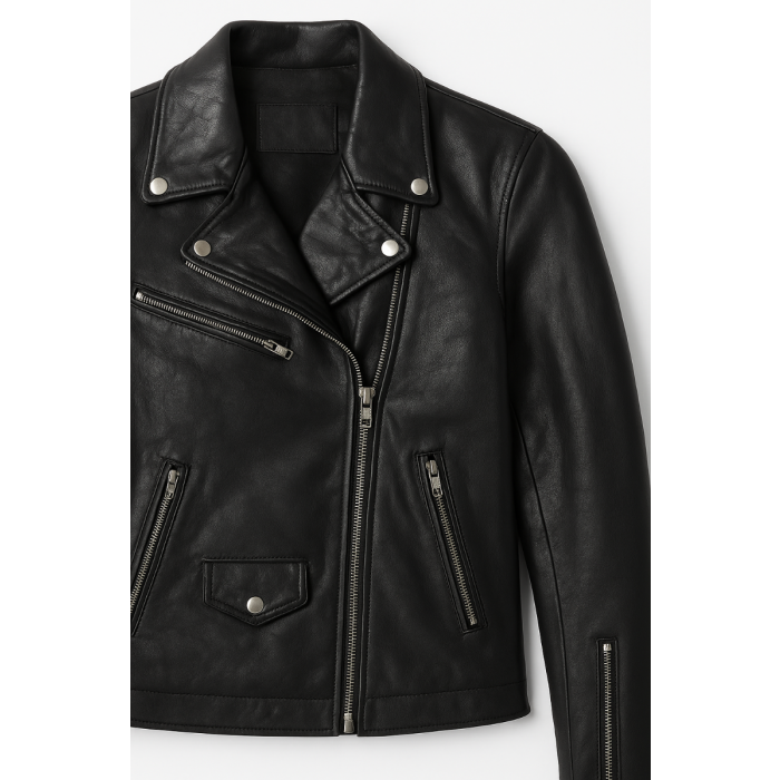 Real Leather Jacket Black- Lamb skin Jacket- Jacket for Men- Oxhide BIKER